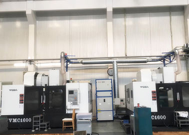Collettore della polvere di metallo della macchina dello strumento di CNC con due entrate di aspirazione e flussi d'aria 4500m3/H